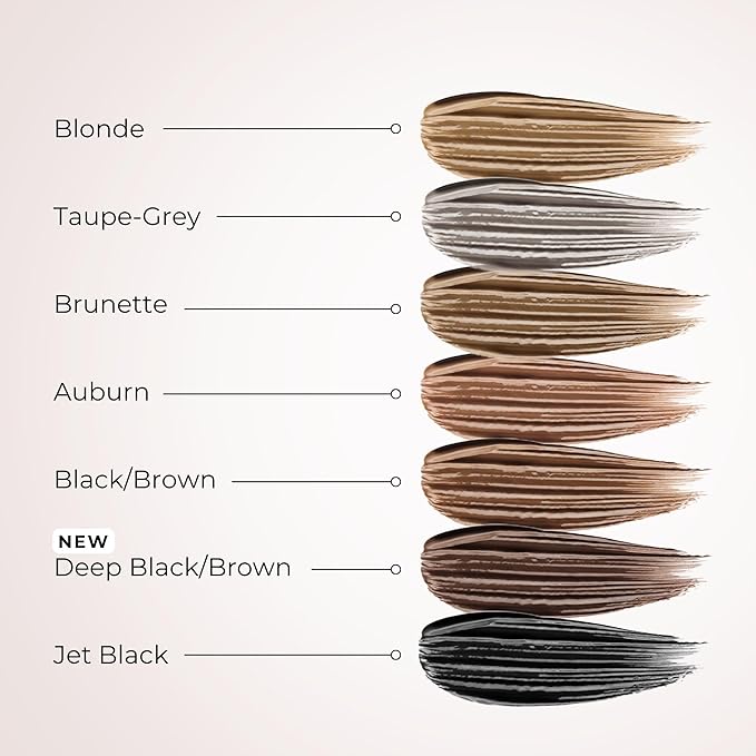 WUNDERBROW Eyebrow Gel, Waterproof, Smudgeproof, Long Lasting, Shade: Black/Brown, Vegan and Cruelty-Free