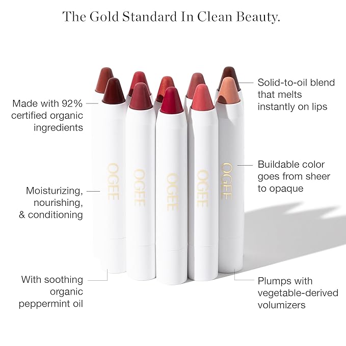 Ogee Tinted Sculpted Lip Oil, Linnea
