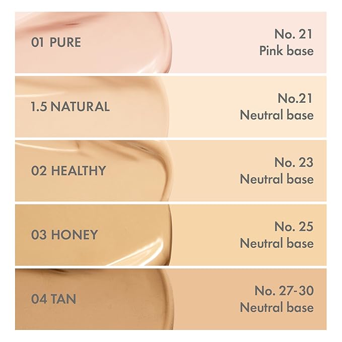 Amuse SEOUL DEW POWER VEGAN CUSHION ([REFILL] 01 PURE) | Dewy, glow, long-lasting, clean beauty, lightweight, natural look, foundation for sensitive skin, hydrating cushion