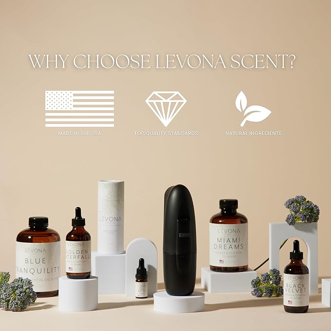 Levona Scent Essential Oil - Fresh Aroma for Home, Office, Hotel & Spa, Ideal for Humidifiers & Diffusers, Hotel Fragrance with Lemon & Green Melon - 700ml / 23 fl oz, Mystic Mirage
