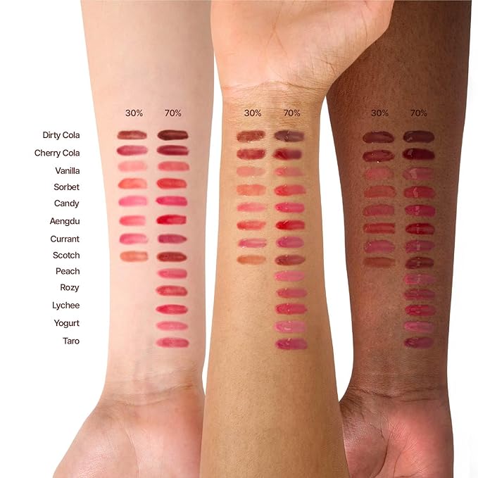fwee 3D Voluming Gloss 70% (Rich) | Aengdu 70% l High Shine, Non-Sticky Lip Gloss for Makeup | Long-Lasting, Moisturizing Gel Formula | 30%, 70% Pigment Options | 5.3g