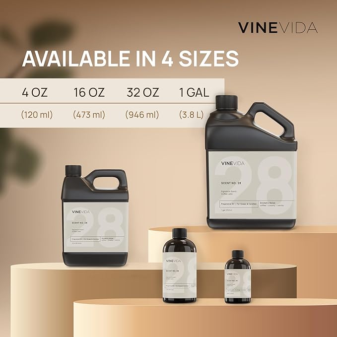 VINEVIDA Caribbean Breeze Fragrance Oil for Cold Air Diffusers - Gallon(128 Fl Oz) - Essential Oils for Diffuser Oil Refill & Air Freshener Room Spray