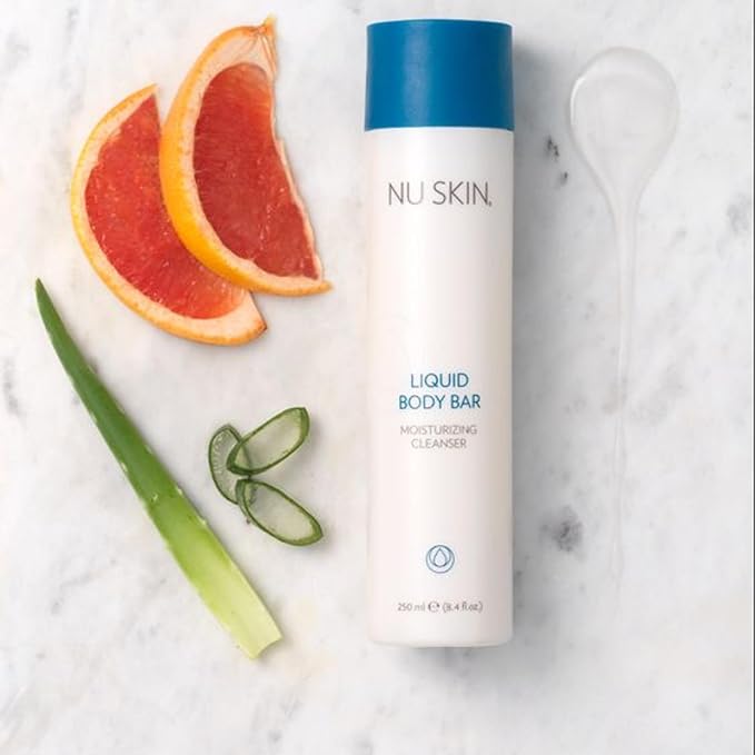 Nu Skin Liquid Body Bar | Moisturizing Cleanser for Soft, Refreshed Skin | Gentle Body Wash with Light, Invigorating Fragrance | 8.4 oz | 1 Pack