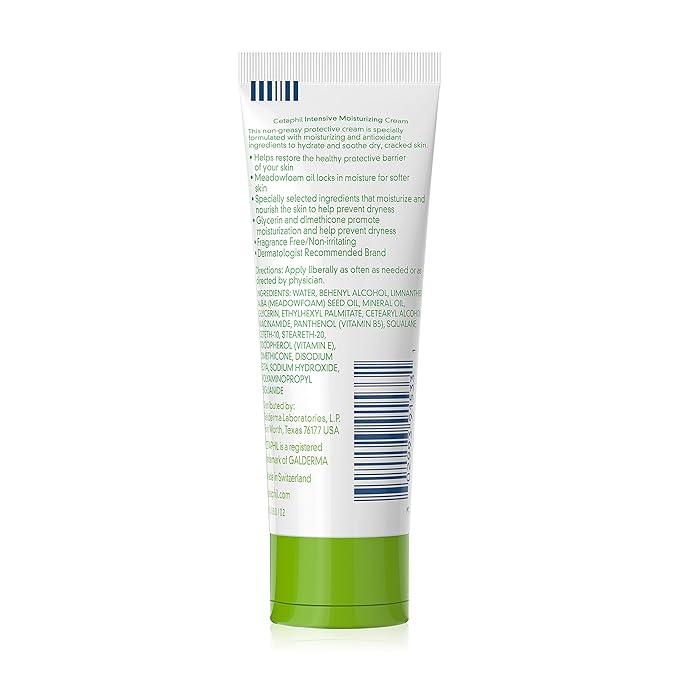 Cetaphil Body Moisturizer with Meadowfoam Oil, Hydrating Cream for Dry, Sensitive Skin, Non-Comedogenic, 3oz