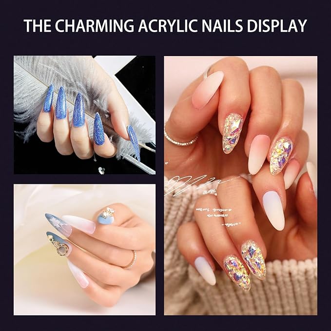 Acrylic Art Brush Size 08, 100% Pure Kolinsky Hair Oval Brush for Acrylic Application, Professional Nail Extension Manicure Tool, Striping Drawing Pen for DIY Home Salon