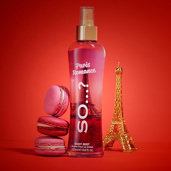 So...? Paris Romance Body Mist for Women - 6.9 oz Body Mist - Pack of 3