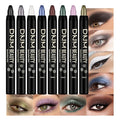 Kaely 8Pcs Cream Eye Shadow Sticks Set, Matte Shimmer Eyeliner Pencil Eyeshadow Palette Makeup, Eye Highlighter Brightener Stick for Older Women Waterproof Pigmented, sombras para ojos, New-10