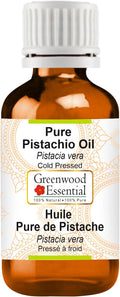 Greenwood Essential Pure Pistachio Oil (Pistacia vera) Cold Pressed 10ml (0.33 oz)