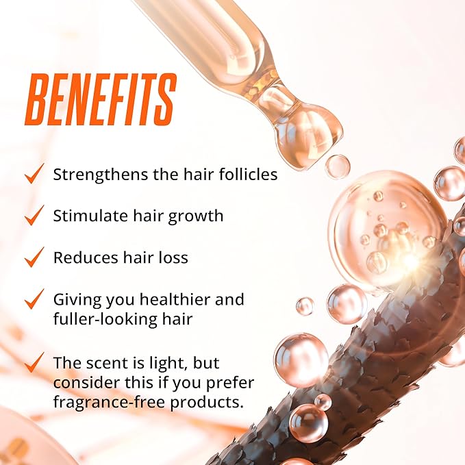 Abera Hair Growth Serum - Natural Regrowth Treatment for Hair & Beard with Biotin & Castor Oil, Economy Combo (3 Serums + Gift)