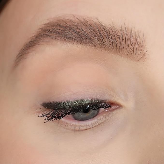 Sandstone Scandinavia Hypoallergenic Waterproof Eyeliner - Fragrance Free Metallic Eye liner - Vegan and Cruelty Free Eye Pencil - Eyeliner Pencil for Sensitive Eyes (Green Envy)