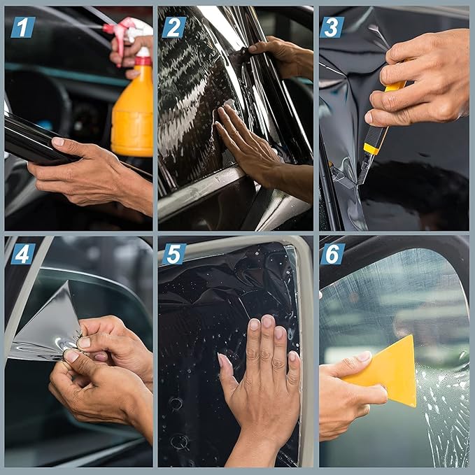 Window Tint Film for Cars, 35% VLT 30" in x 10'Ft Ceramic Window Film, Blocks 99% UV & IR Rays, Heat Resistant Anti Glare Film for Windshield, Scratch Resistant Sun Shade Auto Tint Roll