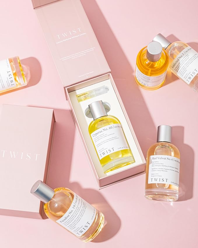 Twist Wood No. 28 - Eau De Parfum Inspired by T. Ford Oud Wood, Long-Lasting Perfume for Women & Men, Paraben Free, Vegan, Clean Ingredients, Unisex, Fragrance - Spray 100 ml | 3.4 fl. oz.