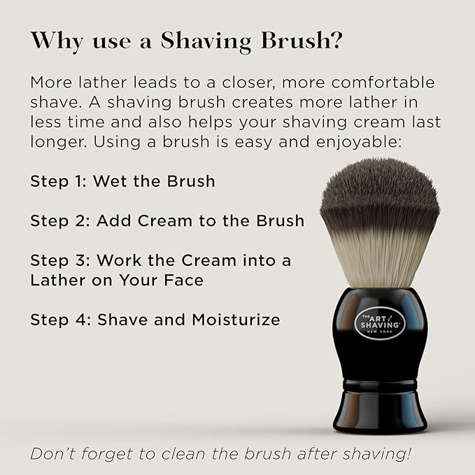 The Art of Shaving Sandalwood Shaving Cream for Men – Protects Against Irritation and Razor Burn – Hydrates and Nourishes Dry Skin – Clinically Tested for Sensitive Skin – 2.5 oz