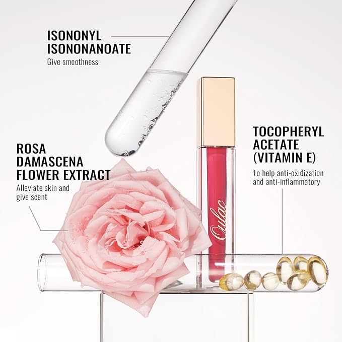 Oulac Matte Liquid Pink Nude Lipstick for Women, Long Lasting Lipstick Waterproof Lip Stain, No Transfer, Creamy High Pigmented Formula with Rose Oil, Vegan & Cruelty-Free, Coral Pink M11