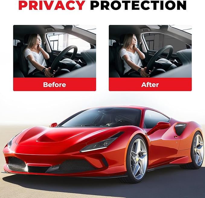 35% VLT Ceramic Car Window Tint Film (24In x100Ft), 99% UV & 96% IRR Blocks, 5-Layer Automotive Tints for Privacy Sun & Glare Protection Heat Blocking Scratch Resistant