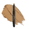 Cream Waterproof Hypoallergenic Eyeshadow Stick, long wear Metallic Glitter Matte Eye Shadow Pencil With Makeup Brush, Eye Brightener, 42 Almond Matte