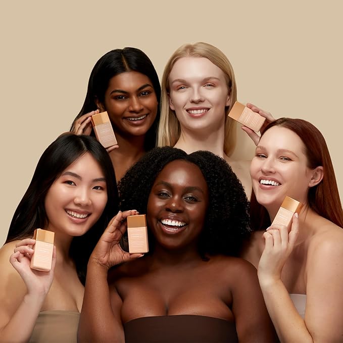 Sigma Beauty Skin Perfector – Hydrating Skin Tint Foundation for Lightweight, Buildable Coverage, With Hyaluronic Acid, Niacinamide Serum, and More (6 Dark Rich Tint, 1.12oz)