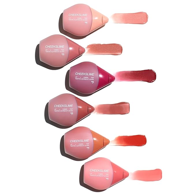 Freck Beauty CHEEKSLIME Lip & Cheek Tint - Liquid Cream Blush, High Impact Pigments, Blends Seamlessly, Dries Down to Natural Flush for All Skin Tones | BIG THRILLS (Warm Deep Rose)