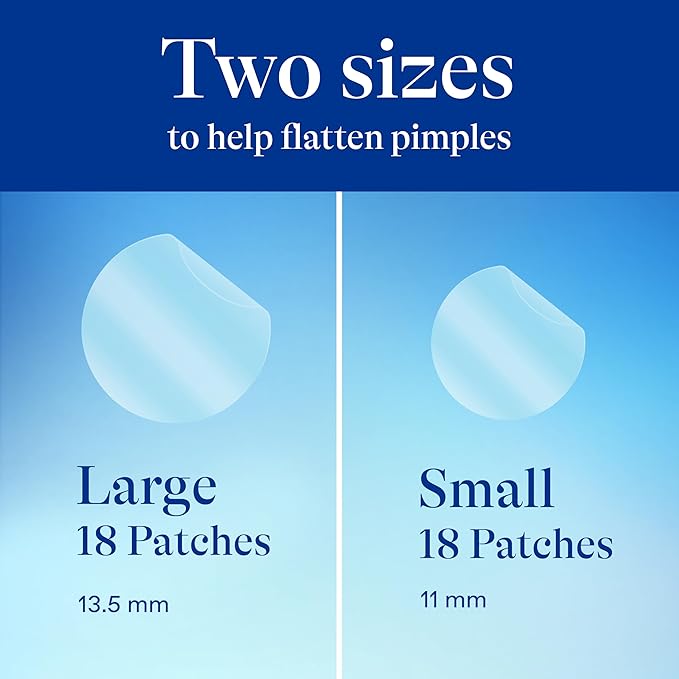 Differin Acne Patches, Pimple Patches for Acne Prone Skin, Formulated with Salicylic Acid and Centella, Fast Triple Action Power Patch for Day & Night, Dermatologist Tested, 36 Count
