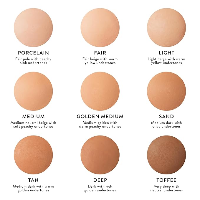 LAURA GELLER NEW YORK Baked Double Take Powder Foundation - Golden Medium - Buildable Medium to Full Coverage - Matte Finish
