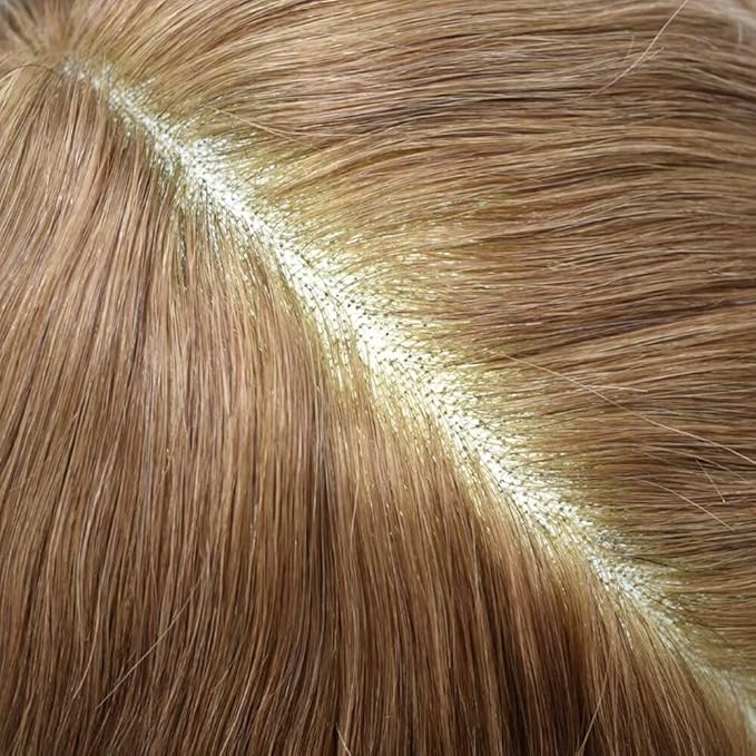 FACE MIRACLE Mens Toupee Lace Front Hairpieces Soft Human Hair Replacement System Natural Hairline Toupee for Men French Lace Poly V-Looped Mens hair Units 6"X8" #22R