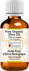 Greenwood Essential Pure Olive Oil (Olea europaea) Cold Pressed 30ml (1 oz)