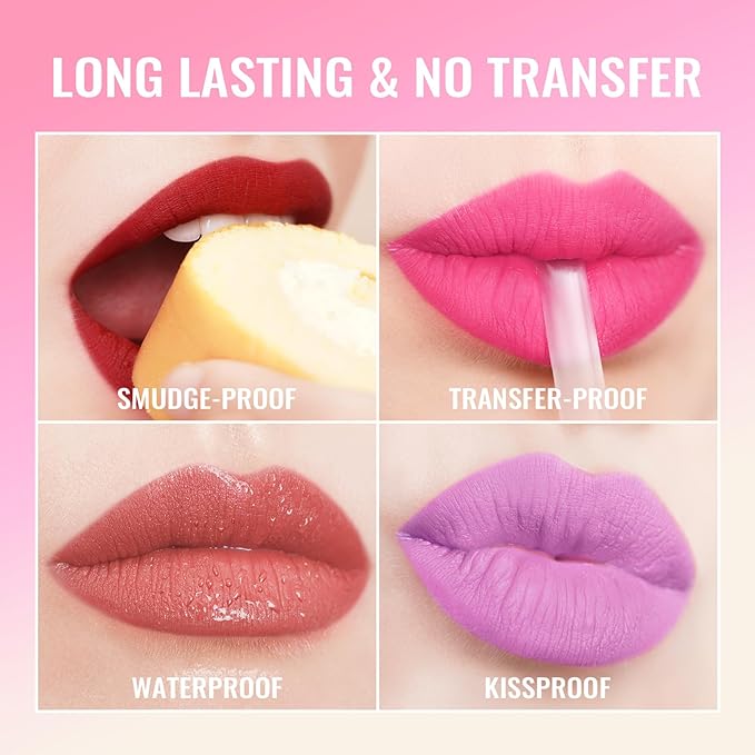 Oulac Matte Mauve Pink Lipstick for Women, Nude Pink Long Lasting Lipstick Waterproof Lip Stain, No Transfer, Creamy High Pigmented Formula with Rose Oil, Vegan & Cruelty-Free M26