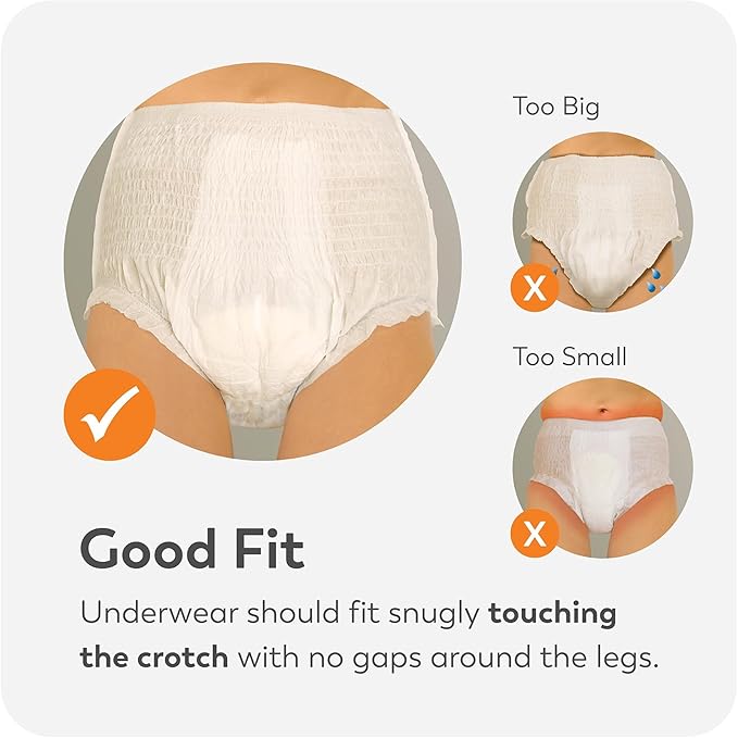 Tranquility Premium OverNight Disposable Absorbent Underwear (72 Count) - M, 34-48 in. Waist - Maximum Absorbency, All-Night Sleep, Breathable Comfort, 72 Adult Diapers