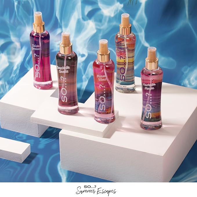 So...? Ibiza Dreams Body Mist for Women - 6.9 oz Body Mist - Pack of 3