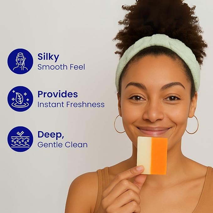 Relumins Glutathione Soap Bars - Holidays Deep Cleansing & Hydrating Soap for Smooth, Refreshed Skin - Gentle Exfoliating Formula for Face & Body - 150g w/Net