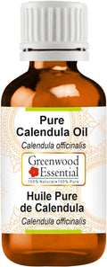 Greenwood Essential Pure Calendula oil (Calendula officinalis) Natural Therapeutic Grade 5ml (0.16 oz)
