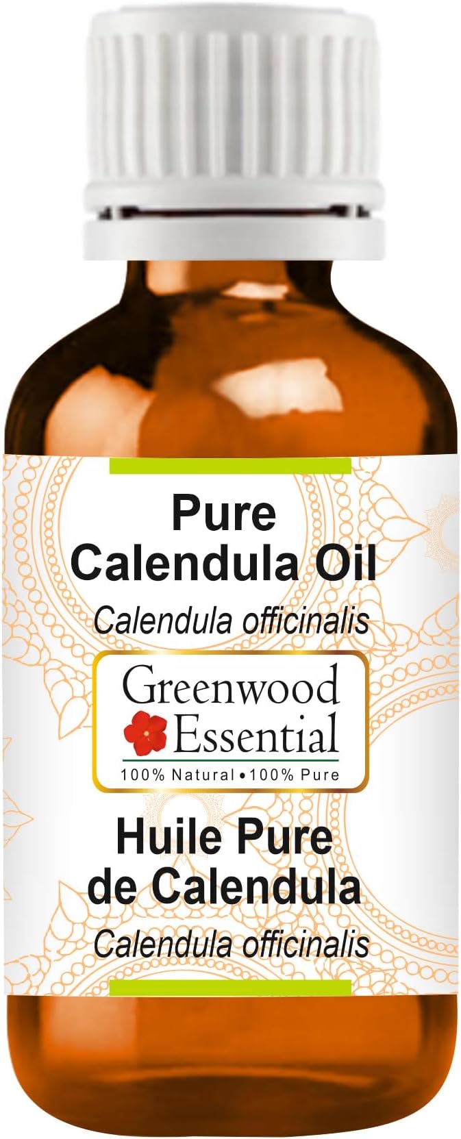 Greenwood Essential Pure Calendula oil (Calendula officinalis) Natural Therapeutic Grade 5ml (0.16 oz)