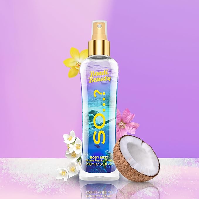So...? Bondi Beauty Body Mist for Women - 6.9 oz Body Mist - Pack of 3