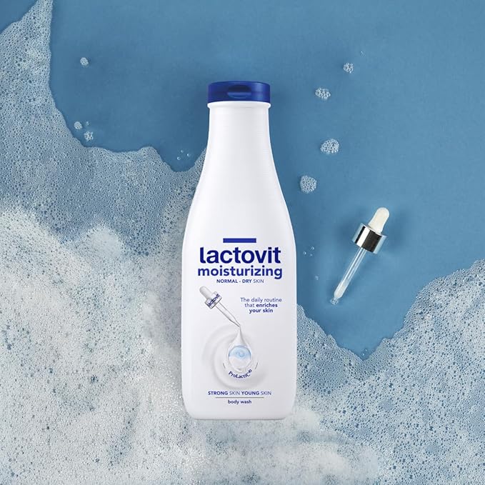 Lactovit | Moisturizing Body Wash | Hydrating Shower Gel | For all Skins | With ProLactiC10, Collagen & Elastin Booster | Smooth & Youthful Skin | Dermatologist Recommended | 3 x 600 ml