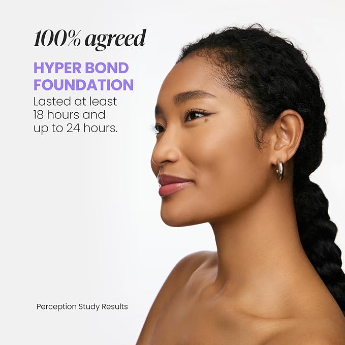 Wonderskin Hyper-Bond Serum Foundation – Waterproof, Transfer-Proof, 24HR Longwear Face Makeup with Niacinamide & Hyaluronic Acid – Lightweight, Natural Finish, Vegan & Cruelty-Free (Muse)
