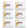 Epielle Argan Oil Makeup Remover Wipes, Gentle Daily Facial Cleanser Towelettes, Remove Dirt, Oil & Waterproof Mascara, Hypoallergenic & Alcohol-Free, 30 Count (Pack of 6)