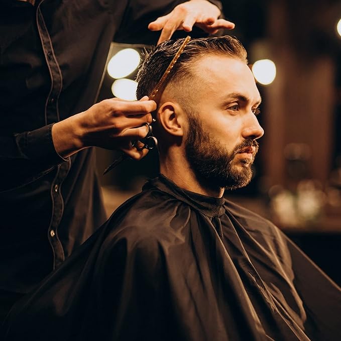 FCYSY Professional 11-Piece Hair Cutting Scissors Kit, Barber Scissors Hairdressing Texture Shears Straight Edge Razor Barber Supplies, Haircutting Shears Salon Tools