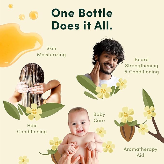 HobaCare Organic Jojoba Oil Bulk - Unrefined Carrier Oil for Soap Making, Hair, Face, Beard, Scalp, Massage, Skincare Spa - Natural, Pure, Hexane Free, Long Shelf Life (128 oz Gallon)