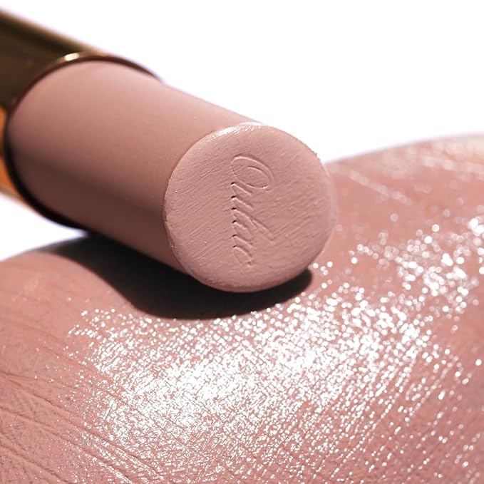 Oulac Nude Lipsticks for Women, Peach Matte Lip Stick, Full Coverage Lip Color, Satin Matte Finish, Cream Texture, Hydrating, Infused with Hyaluronic Acid, Vegan & Clean Beauty 4g SG02 Bodylicious