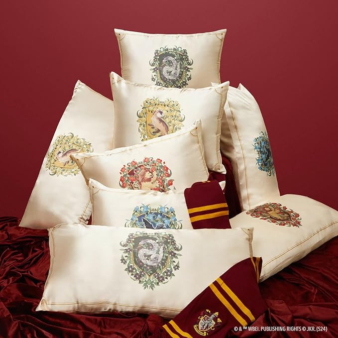 Kitsch x Harry Potter Ravenclaw Satin Pillowcase w/Zipper for Hair & Skin - Double-Sided, Softer Than Silk, Wrinkle-Free, Machine Washable, Frizz Control, Breakout Prevention - Queen/Standard (19x26)
