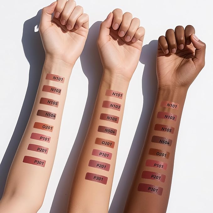 MAANGE Lipstick, Matte Lipstick Long Lasting Transfer-Proof Waterproof & Hydrating Lip Makeup, Full Coverage for a Nourishing Pout,1 Count-O201