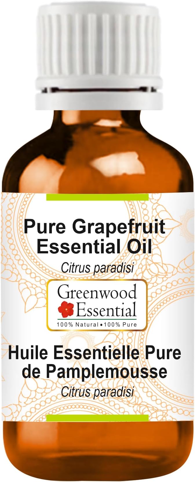 Greenwood Essential Pure Grapefruit Essential Oil (Citrus paradisi) Steam Distilled 50ml (1.69 oz)