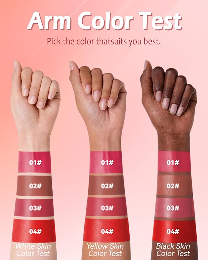 Lip Stain Makeup Pen-1Pcs Rose Pink Hydrating Lip Stain Lip Liner Pencil, Matte Color Look, Longlasting Waterproof Smudgeproof Finish,Precise Chisel Tip Smooth,Christmas Makeup Gift for Women-03