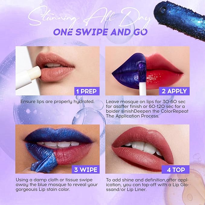 2025 New Peel Off Lip Stain Lip Tint, Matte Natural Mist Lip Tinted, Waterproof Long-Lasting Tear-off Lip Gloss, All-Day Vibrant Kiss-Proof Lip Stain,Smudge & Transfer Proof Lip Stains Masque (03#)