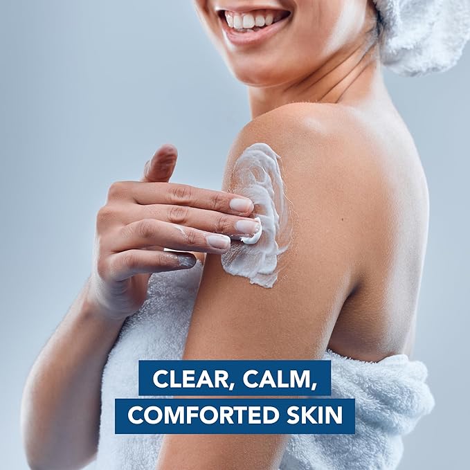 Kenkoderm Psoriasis Cream - Natural Moisturizing Face & Body Lotion with 2 Percent Salicylic Acid - Renewing Topical Formula for Dry & Sensitive Skin, Fragrance & Color Free, 10 oz., Pack of 4 Jars