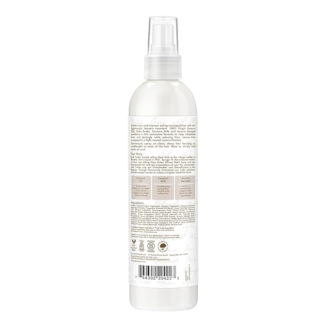 Shea Moisture 100 Percent Virgin Coconut Oil Leave-In Treatment, 8 Ounce
