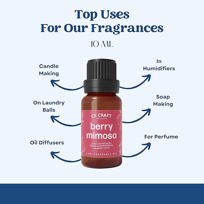 CANDECraftCo Premium Fragrance Oil – Diffuser Oils Fragrances Scented for Home, Candle Soap Making Supplies, Aromatherapy Blends for House (0.34 Fl Oz) (2-Pack, Pink Sugar & Pink Sands)