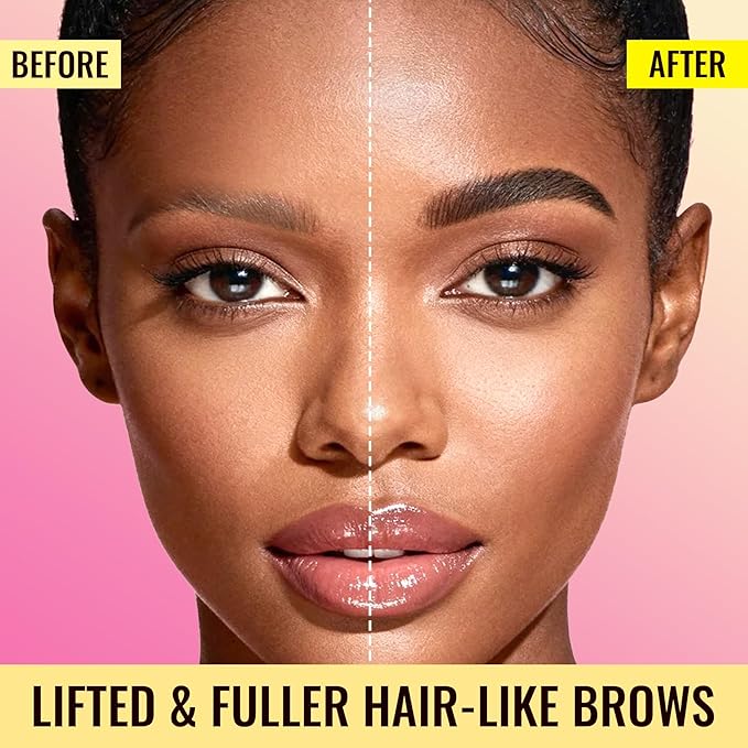Vevivia Eyebrow Pen - Eyebrow Gel Clear, Dual-Ended Eye Brow Pencils for Women with 4-Fork-Tip and Precise Brush-Tip for Natural Hair-Like Strokes, Last All Day Eyebrow Pencil, Light Brown