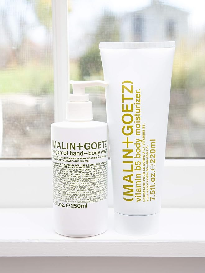MALIN+GOETZ Women's Bergamot Hand + Body Wash, Clear, 8.45 Fl Oz (Pack of 1)