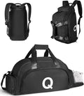 Tween Girl Gifts Trendy Stuff, Initial Gym Bags with Shoe Compartment, Dance Bag for Girls, Monogram Kid Overnight Bags, Travel Duffle Tote-Perfect for Soccer Sport Gymnastics (Letter Q)